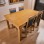 Mesa extensível e 4 cadeiras — cerejeira · 160 cm