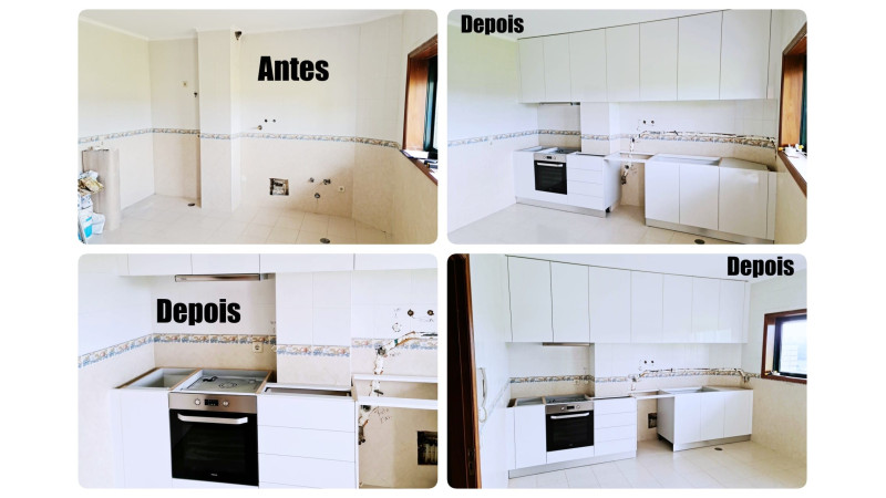 Cozinha Termolaminado Branco Mate (Estrutura)