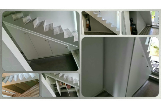 Armário Embutido na Escadaria