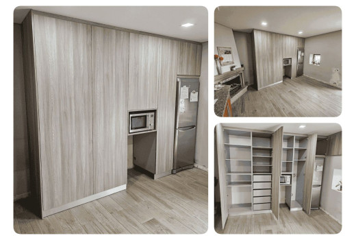 Armário de Cozinha c/Frigorífico Embutido