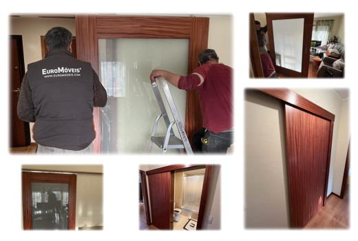 Instalação de Porta Corre Interior