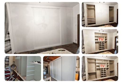 Roupeiro Embutido entre Paredes