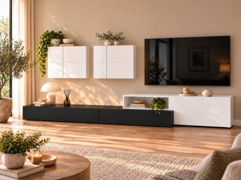 Base TV c/2 Mod. Parede