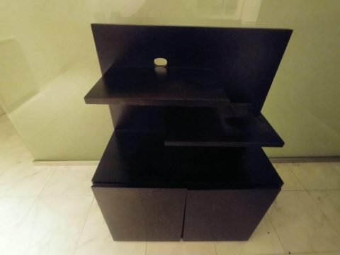 Móvel TV — wengué · 80 cm